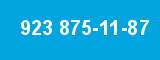 923 875-11-87